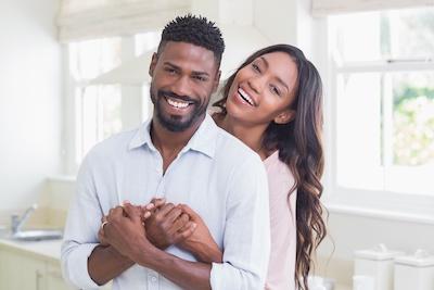 take-home teeth whitening seattle | couple smiling